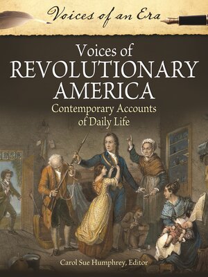 cover image of Voices of Revolutionary America